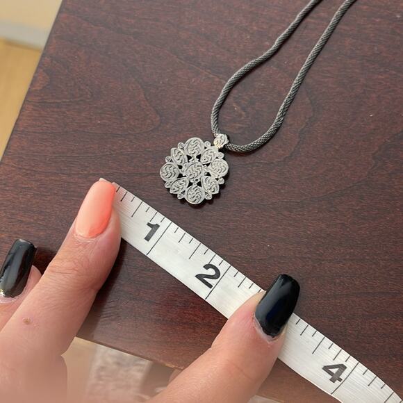 1923 Silver Gem Adjustable Necklace - Picture 5 of 6